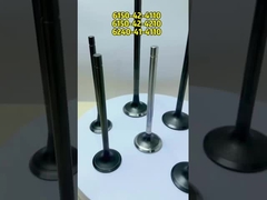 Válvula de admisión 6150-42-4110 Válvula de escape 6150-42-4210 para piezas de excavadoras Komatsu PC400-8