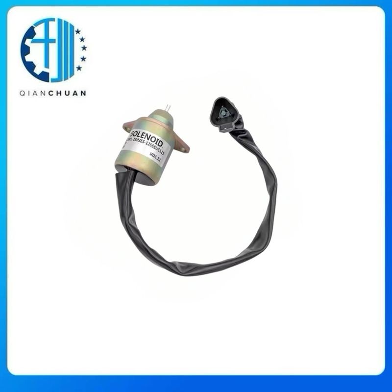 12V  Stop Solenoid Valve 1500-3024  For Yanmar 3TNE88 Engine Spare Parts